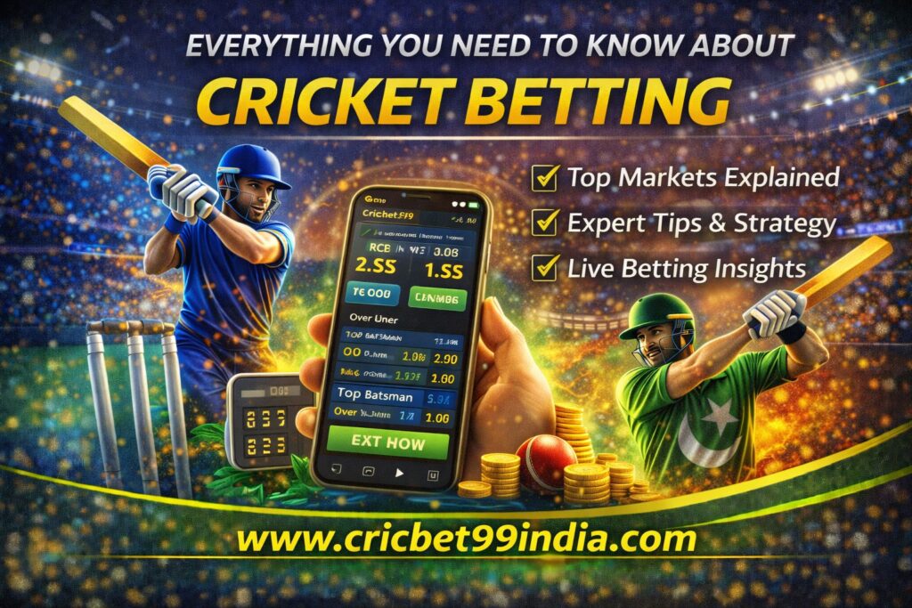 Everything You Need to Know About Cricket Betting Cricbet99