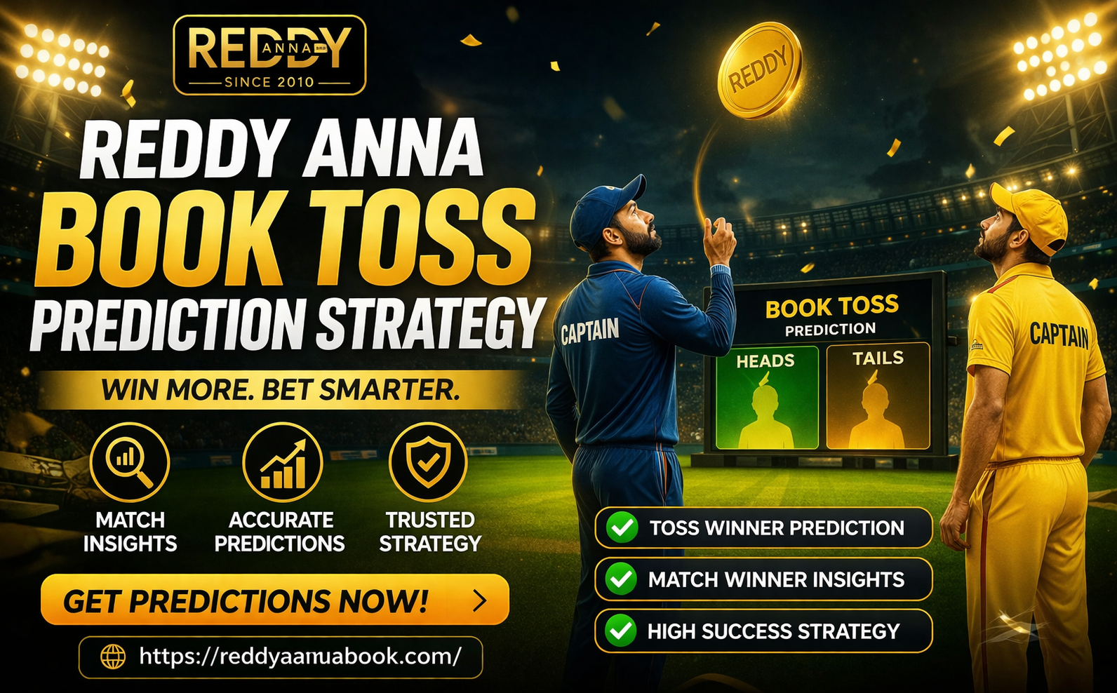 Reddy Anna Book Toss Prediction Strategy