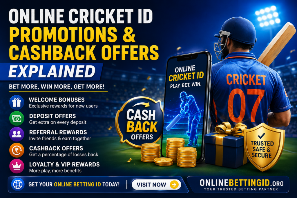 Online Cricket ID Promotions & Cashback Offers Explained 